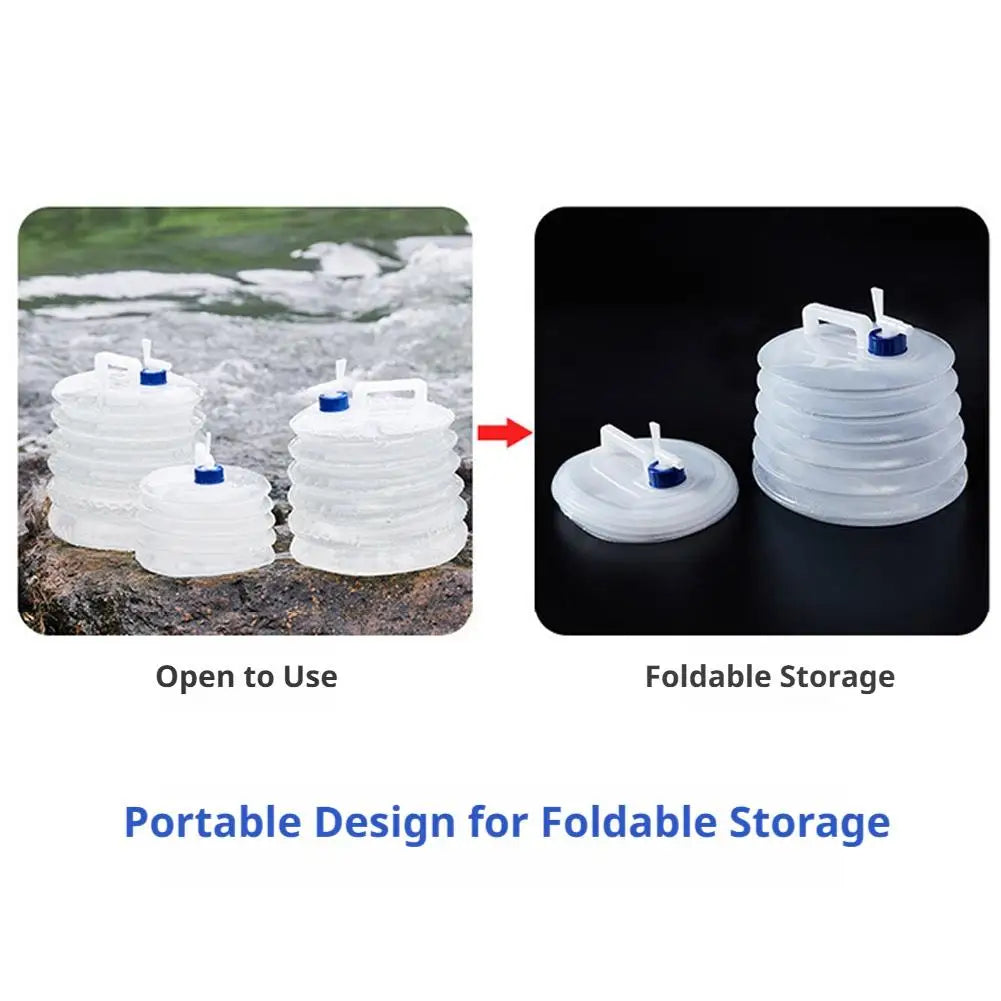Foldable Water Tank With Camping Outdoor Travel