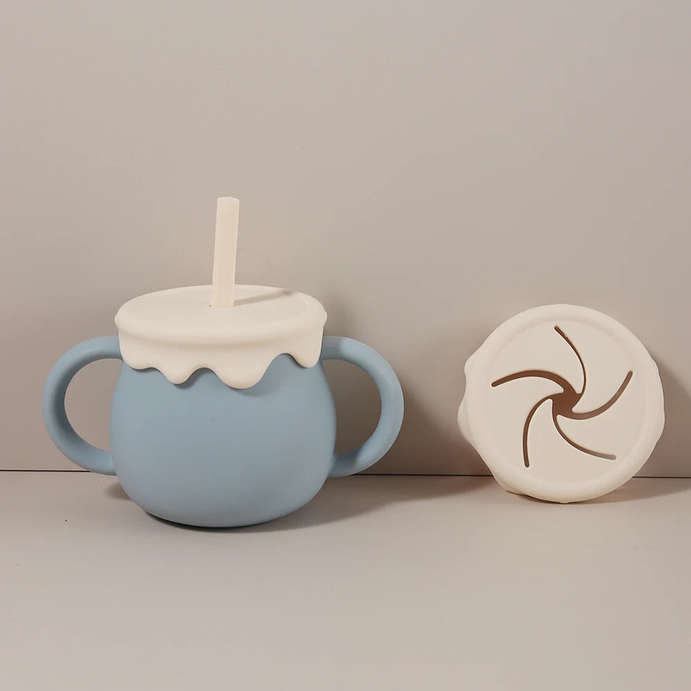 Baby Cup- 3 in 1 Silicone Snack Cup