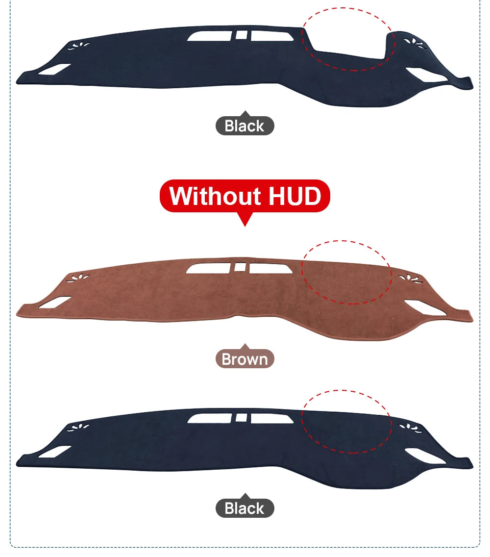 Car Dashboard Cover For Mitsubishi Outlander 4 PHEV 2021 2022 2023 2024 Instrument Desk Sun Shade Mat Non-slip Pad Accessories