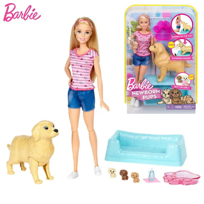 Original Mattel Barbie Fashionistas Doll Music Star Blonde Hair Bjd with Accessories Toys for Girls Collection Educational Props