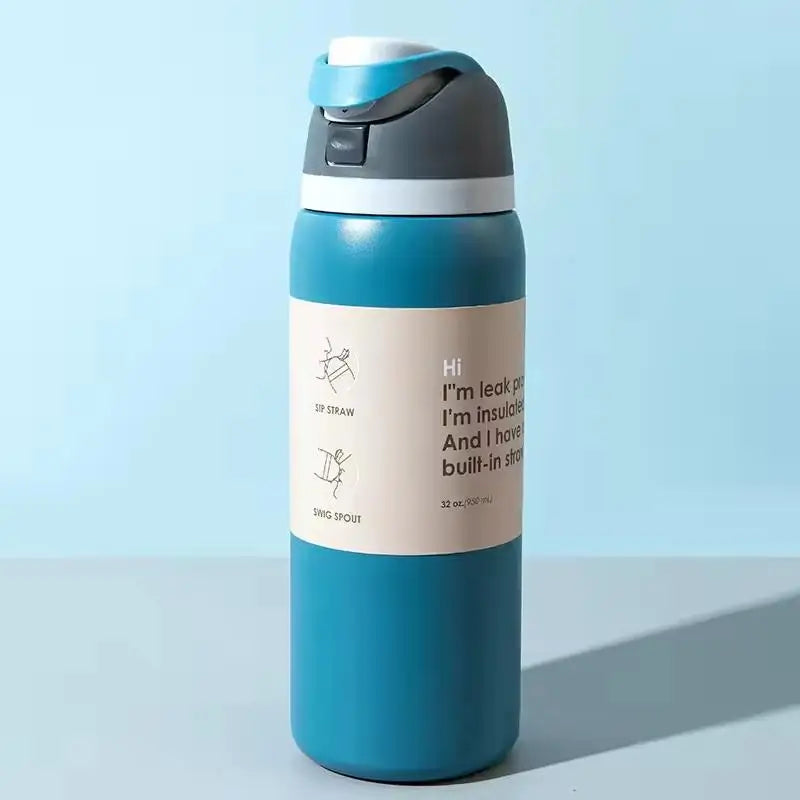 Vacuum Flasks & Thermoses Water Bottle Drinkware Thermo Tumbler Stainless Steel Thermal Mug Original Cold Hot Coffee