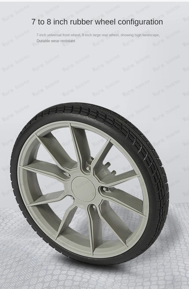 4-in-1 baby two-way stroller Multifunctional newborn baby stroller 3in1 Foldable Basket type seat baby carriage