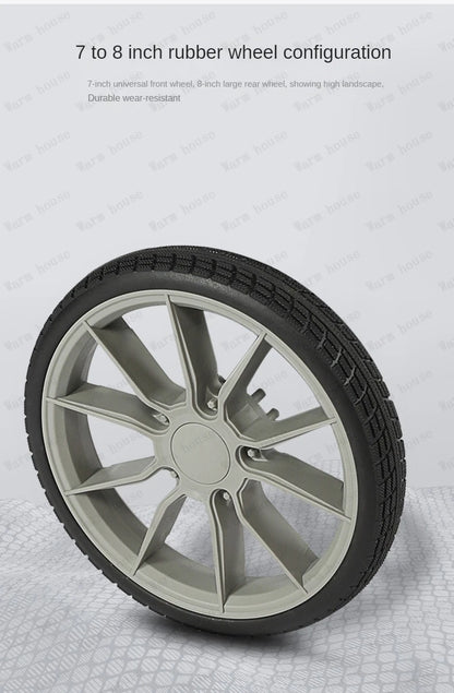 4-in-1 baby two-way stroller Multifunctional newborn baby stroller 3in1 Foldable Basket type seat baby carriage