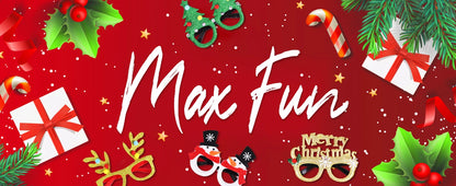 Christmas Glasses Holiday Party Frames Christmas Decoration Accessories Costume Eyeglasses for Christmas Parties Holiday Favors