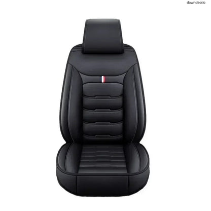 Auto Set Car Seat Covers PU Leather Single Front Split Bench Protector Four Season Universal Fit Most Car SUV Car Accessories