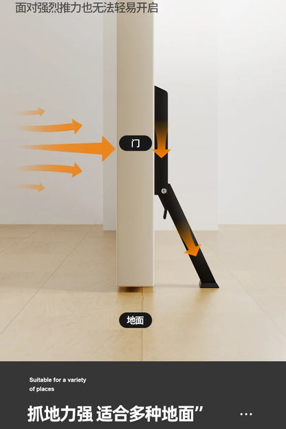 Black Door Block Door Stopper Door Entry Windproof Door Seam Stopper Anti-collision Safety Door Blockage Door Top Door Device