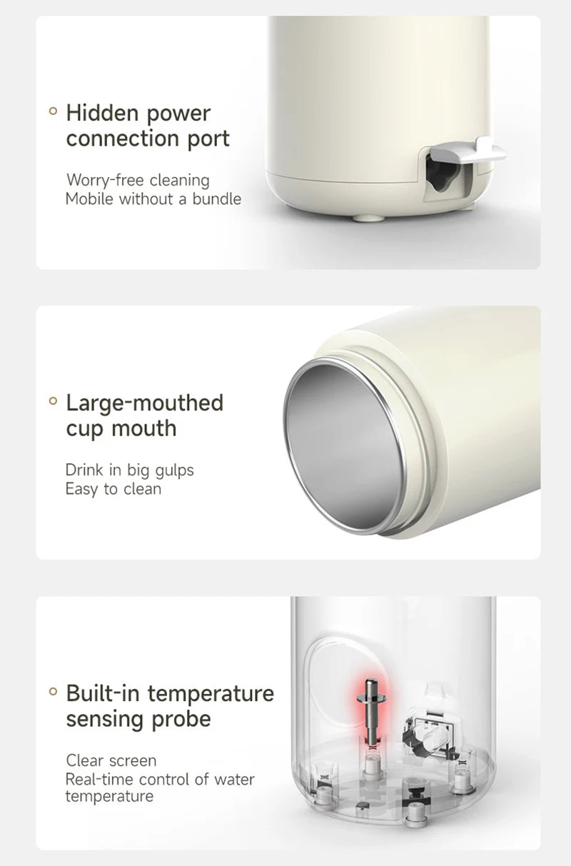 Heating Cup Leakproof Tea Coffee Keep Warmer Bottles