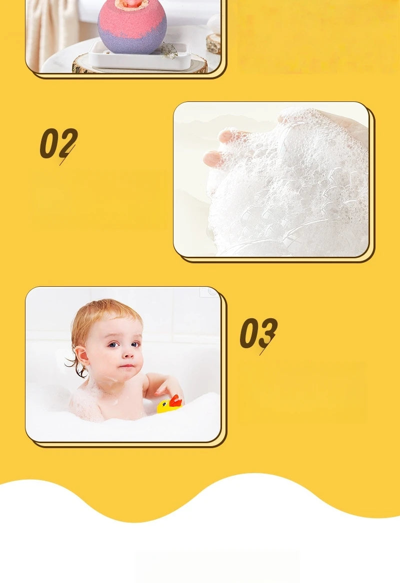100g Bath Balls Surprise Bath Balls Surprise Gift Bath Balls Surprise Bath Balls Mermaid Sea Bath Balls With Surprise Toy Inside