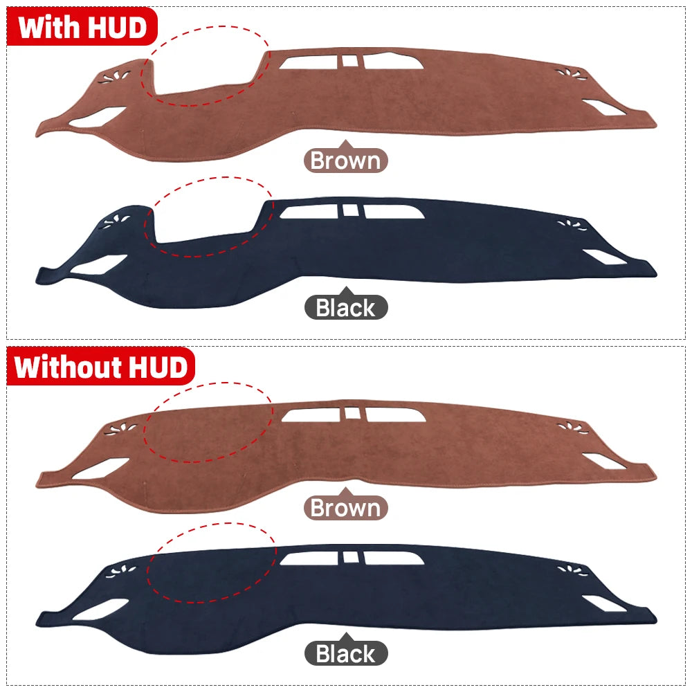 Car Dashboard Cover For Mitsubishi Outlander 4 PHEV 2021 2022 2023 2024 Instrument Desk Sun Shade Mat Non-slip Pad Accessories