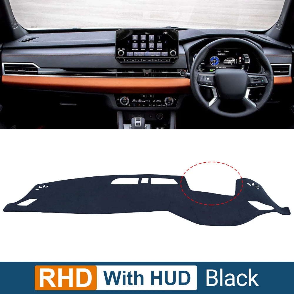 Car Dashboard Cover For Mitsubishi Outlander 4 PHEV 2021 2022 2023 2024 Instrument Desk Sun Shade Mat Non-slip Pad Accessories