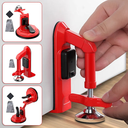 Door Stop Alarm,Portable Door Lock Brace,Adjustable Non-Slip Door Jammer Personal Protection Home Security for Hotel Travel