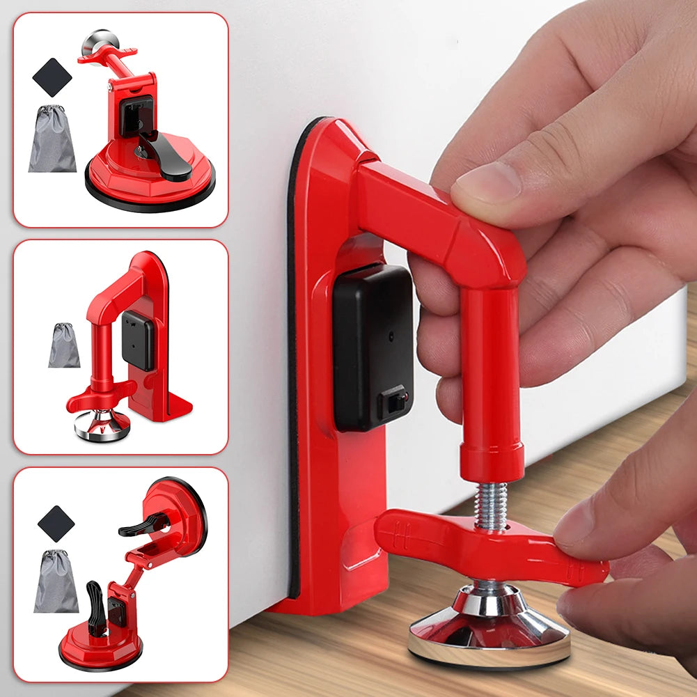 Door Stop Alarm,Portable Door Lock Brace,Adjustable Non-Slip Door Jammer Personal Protection Home Security for Hotel Travel