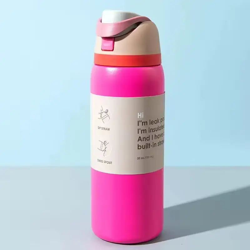 Vacuum Flasks & Thermoses Water Bottle Drinkware Thermo Tumbler Stainless Steel Thermal Mug Original Cold Hot Coffee