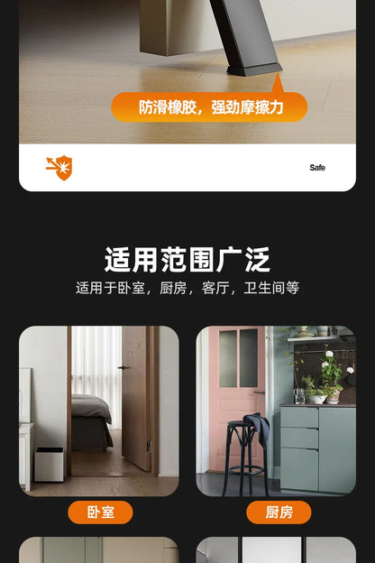 Black Door Block Door Stopper Door Entry Windproof Door Seam Stopper Anti-collision Safety Door Blockage Door Top Door Device