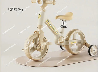 Children's balance scooter bike 1 to 3-6 years old children's baby toy bicycle 4-in-1 tricycle