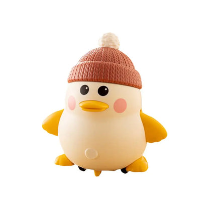 y Cartoon Swing Duck Toy Press Vehicles Glide Animal Inertia Pull Back Cars Electric Swing Duck with Baby Goose Dancing Toys
