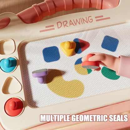 Kids Drawing Puzzle Board