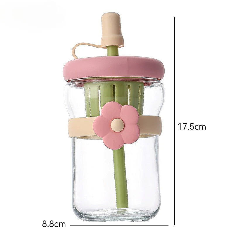 Cute Glass Flower Cartoon Tea Strainer