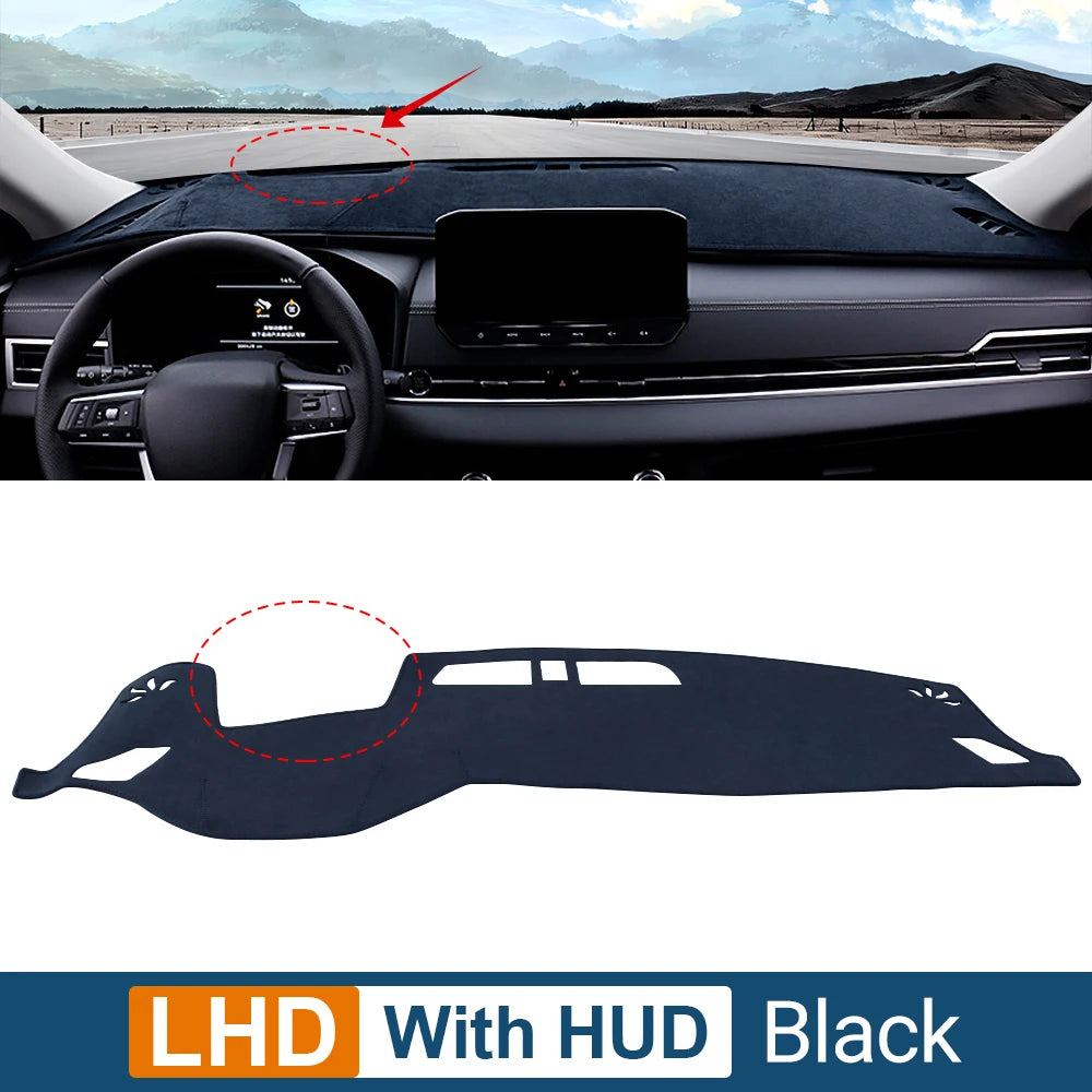 Car Dashboard Cover For Mitsubishi Outlander 4 PHEV 2021 2022 2023 2024 Instrument Desk Sun Shade Mat Non-slip Pad Accessories