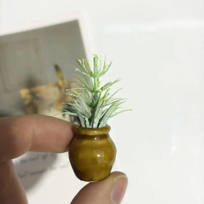 Ins Style Mini Ceramic Small Vase Refrigerator Sticker Creative 3D Stereo Home Decoration Magnet