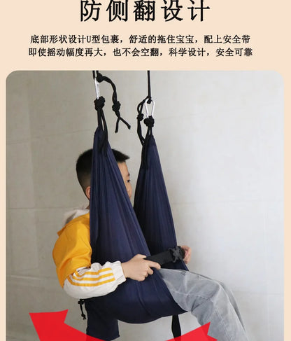 Kids Pod Swing Seat Comfortable Garden Hammock Chair Durable Portable Decor for Indoor Outdoor Use Parent-child Toys
