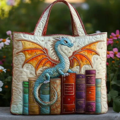 Portable Large Capacity Quilted Tote Bag 3D Printed Pattern