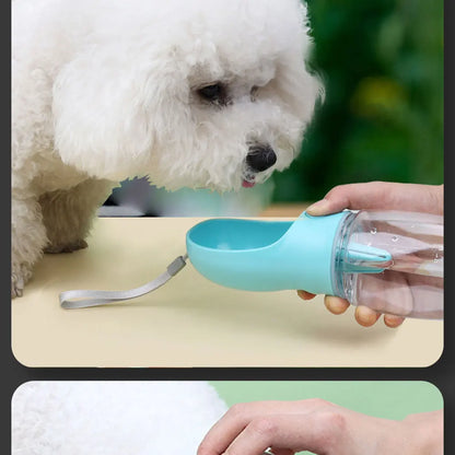 Portable Dog Cat Water Bottle with Storage Food and Water Container for Puppy Pets dogs Feeder Bowl Outdoor Travel Pet supplies