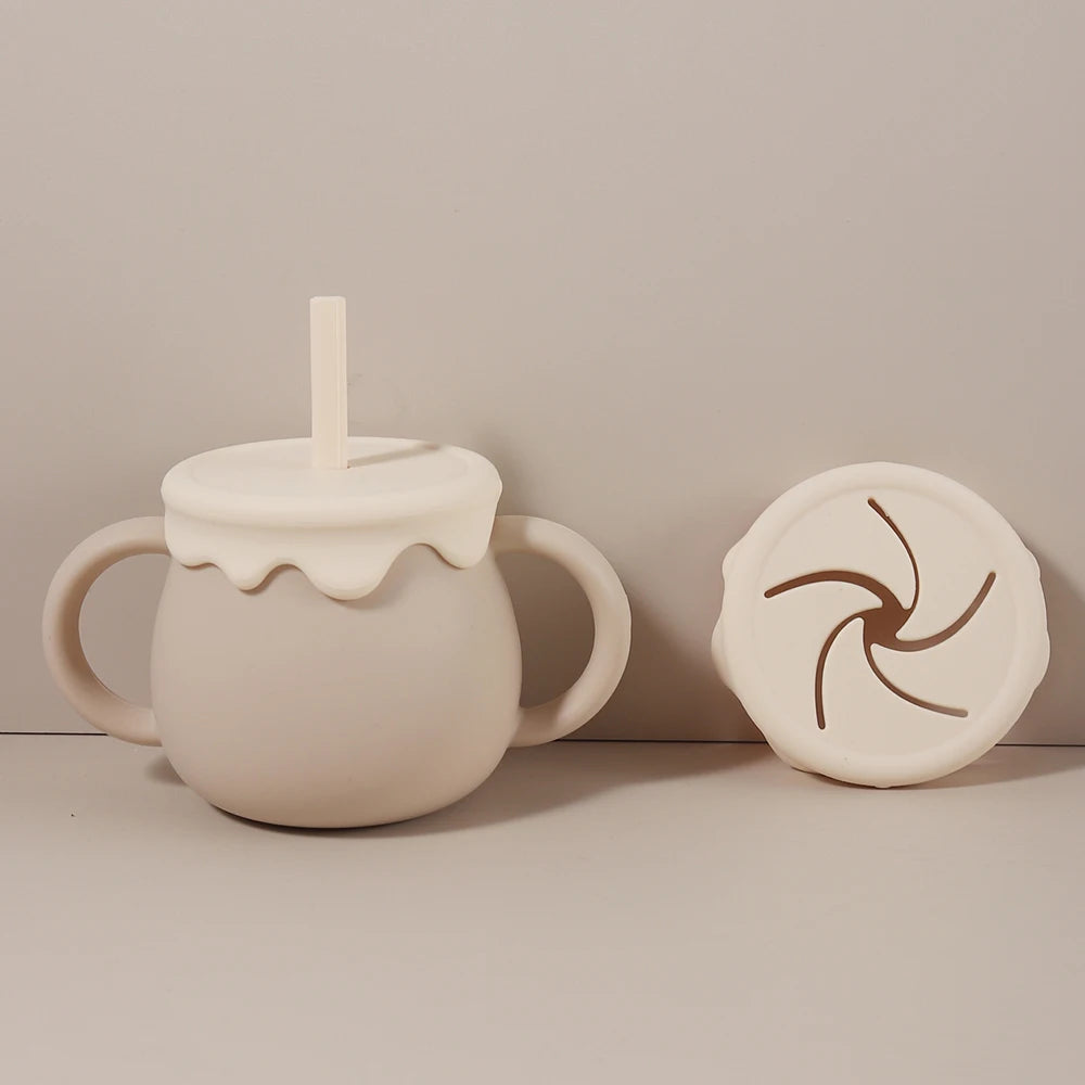 Baby Cup- 3 in 1 Silicone Snack Cup