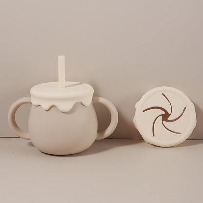 Baby Cup- 3 in 1 Silicone Snack Cup