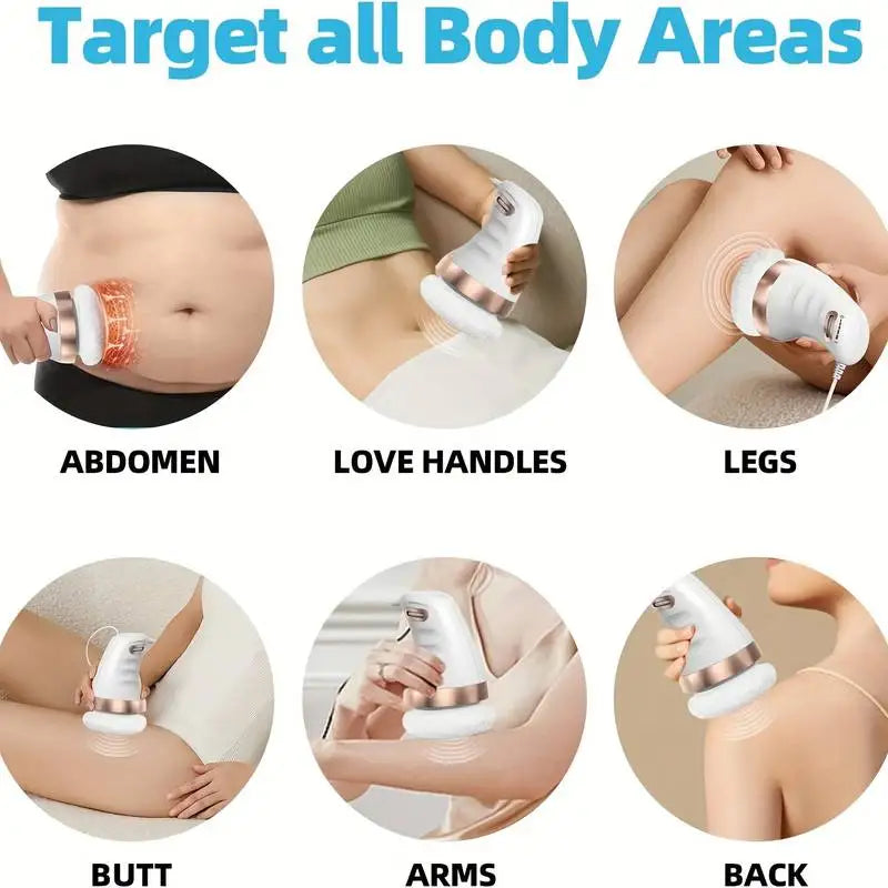 Cellulite Massager Body Sculpting Machine Electric Fat Burner Body Slimming Weight Loss Skin Lifting Beauty Care Device