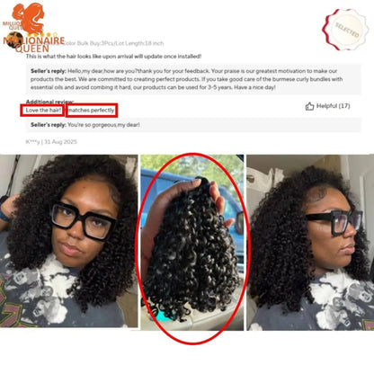 3B3C Burmese Pixie Curly Hair Bundles Virgin Human Hair Burmese Vietnamese Raw Human Hair Extensions Wholesale For Full Head 18A