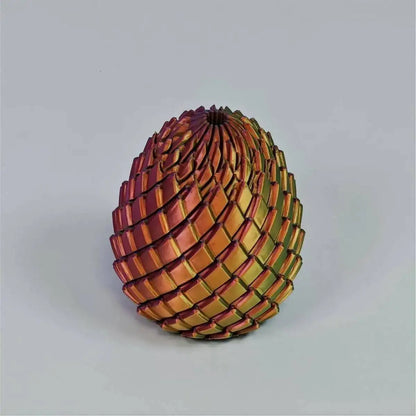 2 Sizes 3D Printed Rotating Spiral Dragon Egg Colorful Articulated Fidget Toy Anti Anxiety Stress Relief Sensory Toy