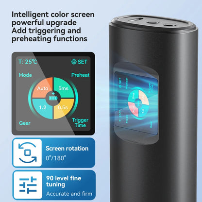 AWithZ Portable Spot Welder DIY Handheld Spot Welding Machine 90 Gears Adjustable Spot Welding for 18650 Lithium Battery