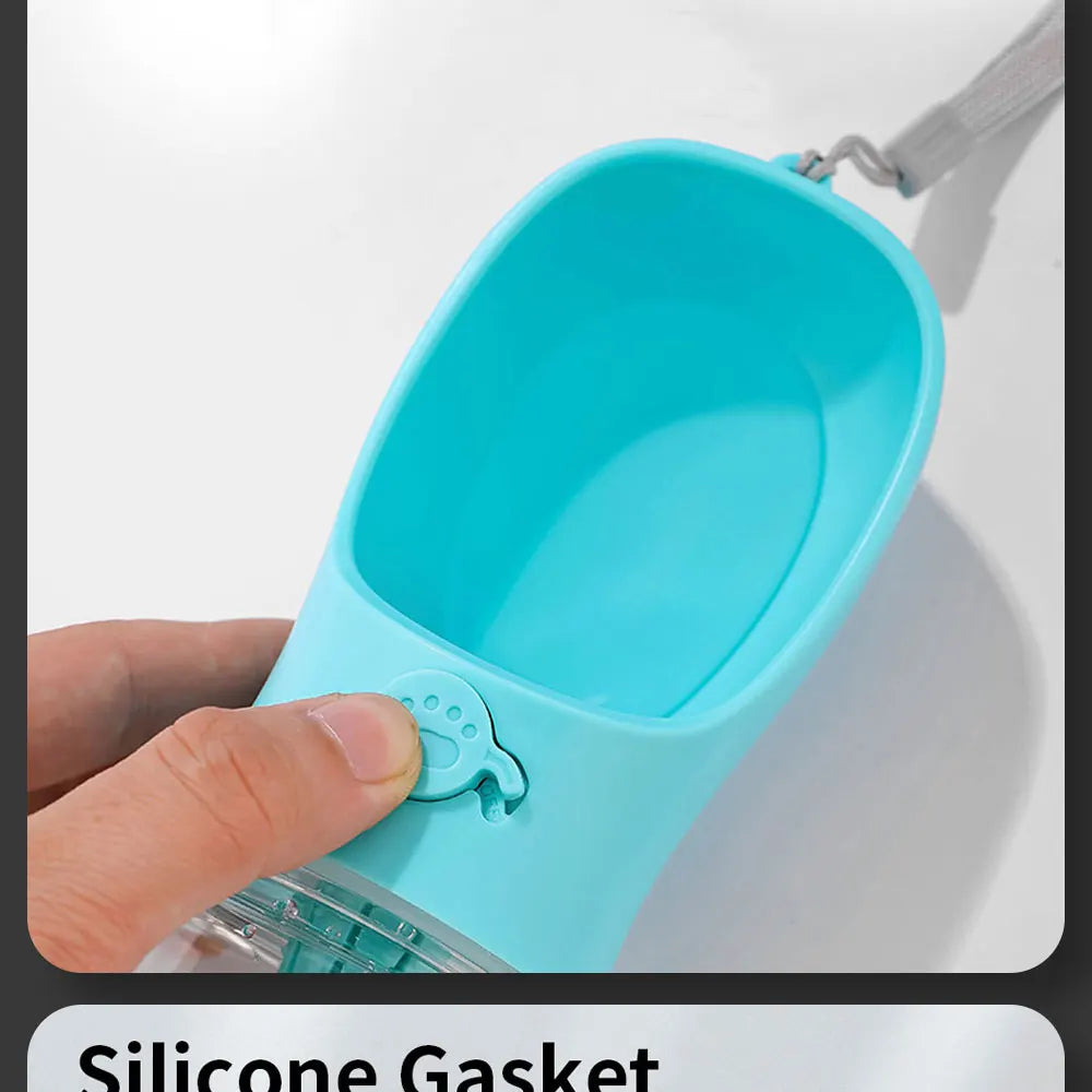 Portable Dog Cat Water Bottle with Storage Food and Water Container for Puppy Pets dogs Feeder Bowl Outdoor Travel Pet supplies