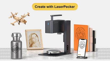 LaserPecker 2 Laser Engraver Portable Wood Engraving Machine DIY Logo Printer Wood Graver Art Making Laser Engraving Machine
