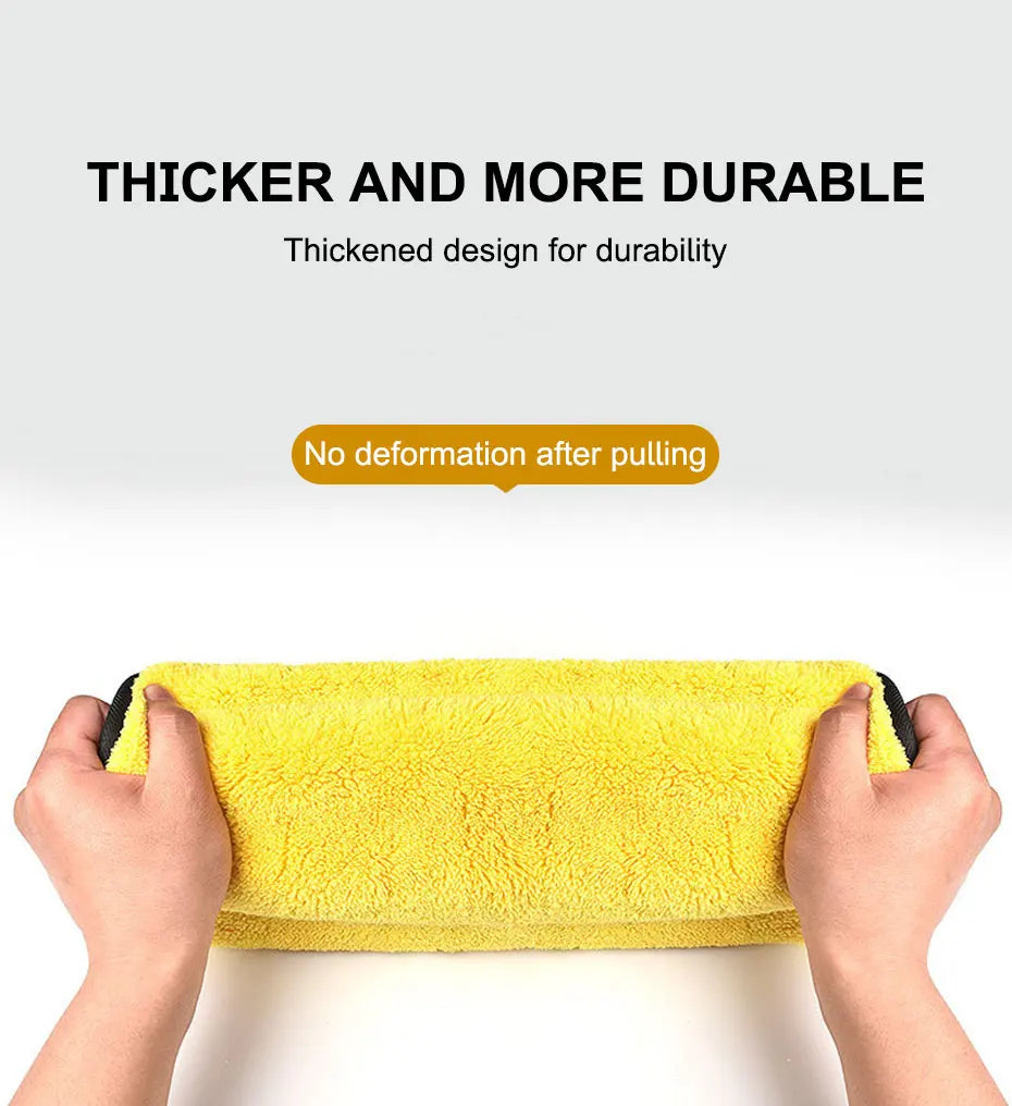 SEAMETAL High-end Microfiber Towel Car Wash Towel Detailing Cleaning Cloth Car Wash Drying Towel Car Absorbent Cleaning Products