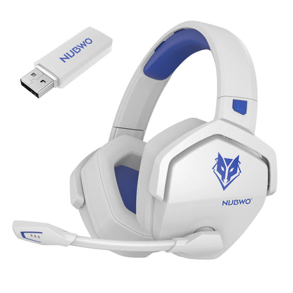 NUBWO G06 2.4G Dual Wireless Gaming Headset 5ms Low Latency 7.1 Surround ENC Mic For PC PS4 PS5 Gaming Bluetooth Headphones