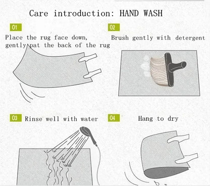 VIKAMA Christmas Doormat, Characteristic Gingerbread House And Tree Design, Made Of Flannel Fabric, Machine Washable-Ideal