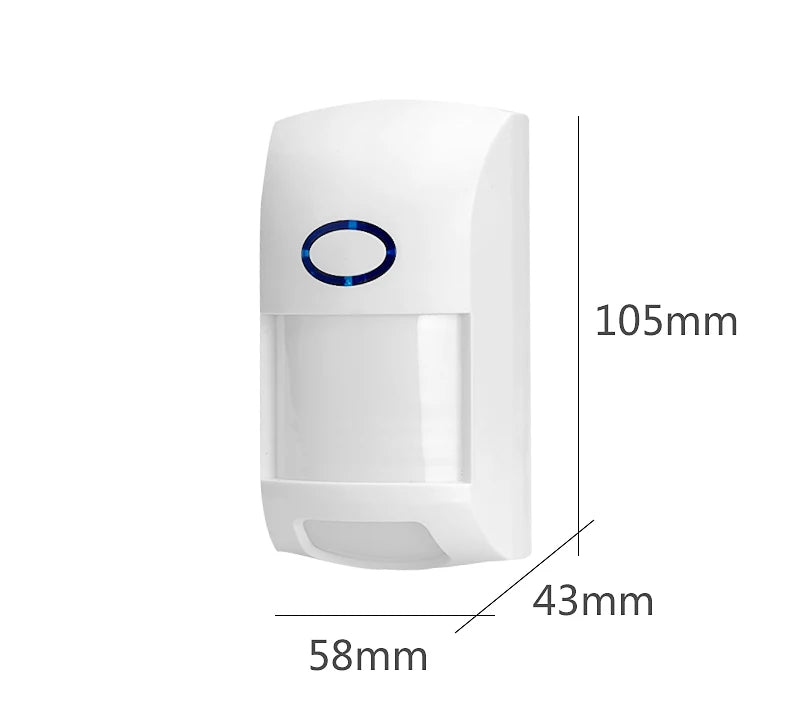 433mhz CT60M Wireless Anti Pet Detector PIR Detector Motion Sensor for DIY Wifi GSM Home Intruder Burglar Alarm System 1PC UNIT