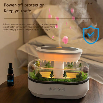 250ml Raindrop Aroma Diffuser with Color Light