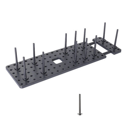 Drawer Retractable Tableware Rack  Pegboard Drawer Organizers  For Kitchen Adjustable Dish Plate Storage