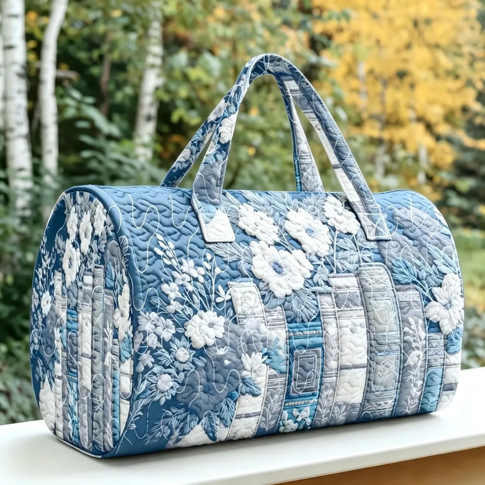 American style new women's literature retro book flower print circular handbag