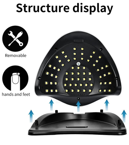 Nail Polish Kit Acrylic Nail Kit Poly Nail Gel Set With Nail Lamp Nails Extension Glitter Gel UV Building Gel Manicure Tools Set