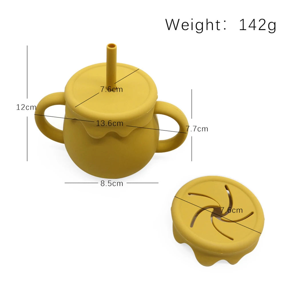 Baby Cup- 3 in 1 Silicone Snack Cup