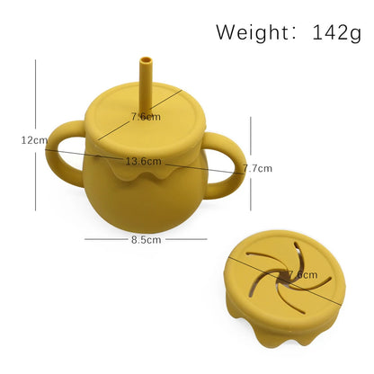 Baby Cup- 3 in 1 Silicone Snack Cup