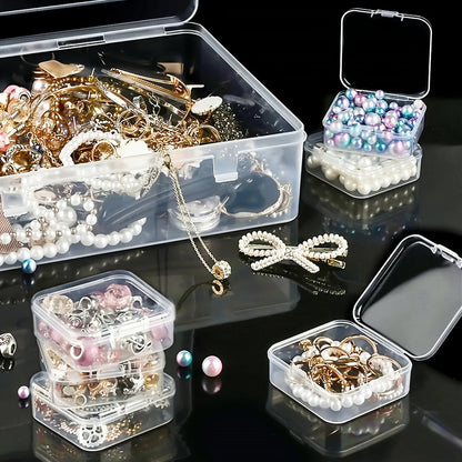 Transparent-bead Plastic Storage Box