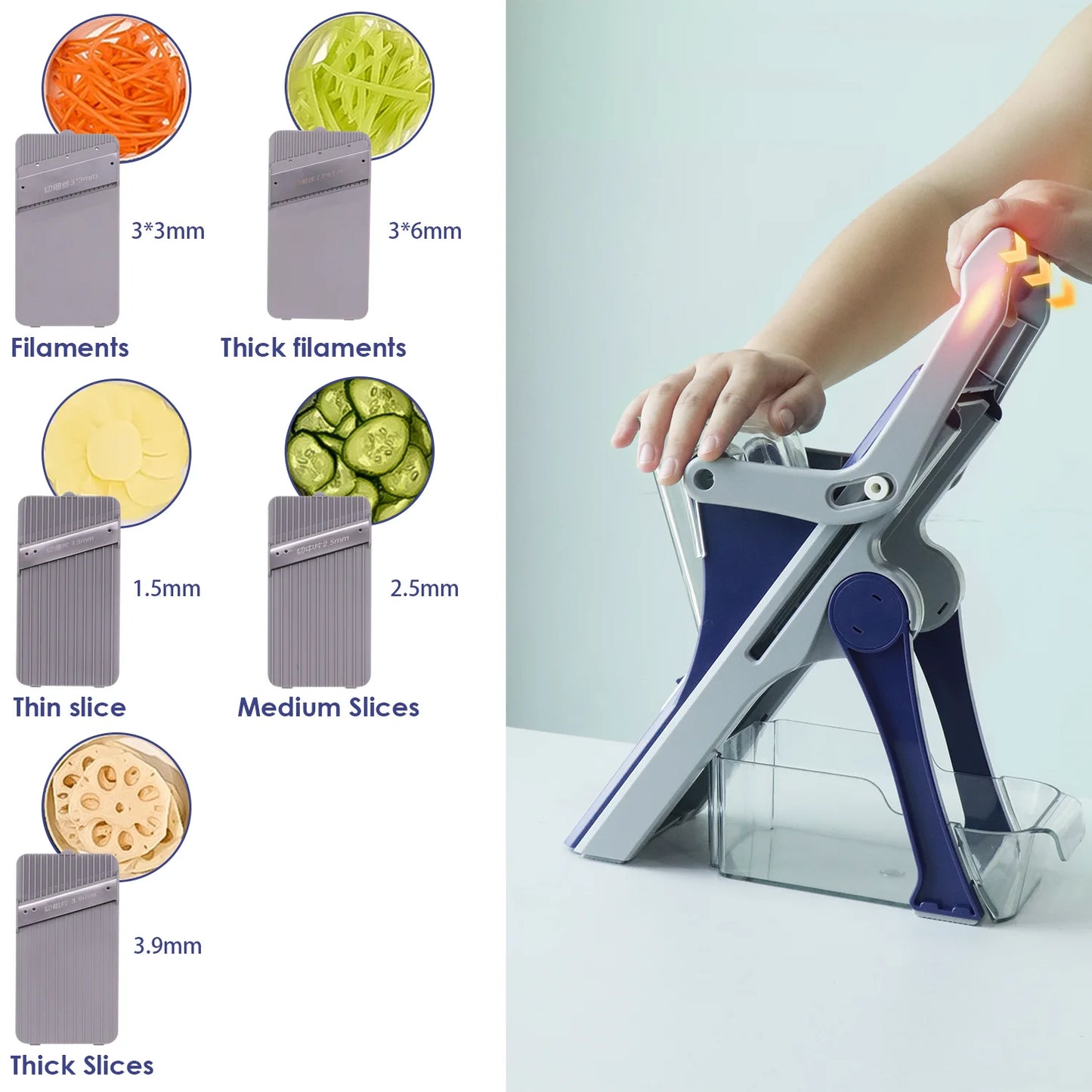 All-in-One Veg & Fruit Multi Blade Cutter