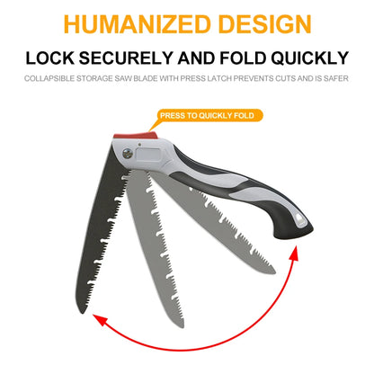 AIRAJ Folding Saw Woodworking Folding hacksaw Multifunction Cutting Wood Sharp Camping Garden Prunch Saw Tree Chopper Knife Hand