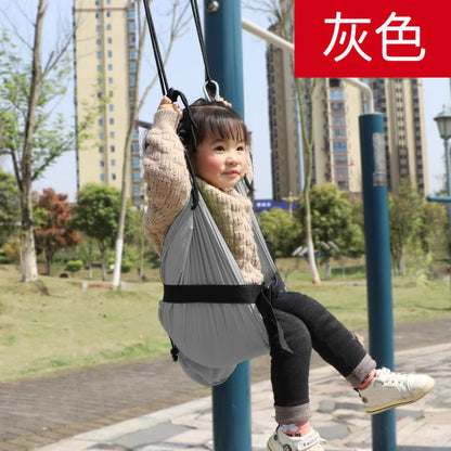 Kids Pod Swing Seat Comfortable Garden Hammock Chair Durable Portable Decor for Indoor Outdoor Use Parent-child Toys