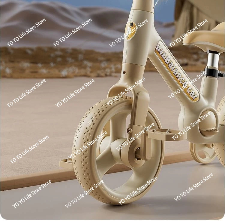 Children's balance scooter bike 1 to 3-6 years old children's baby toy bicycle 4-in-1 tricycle